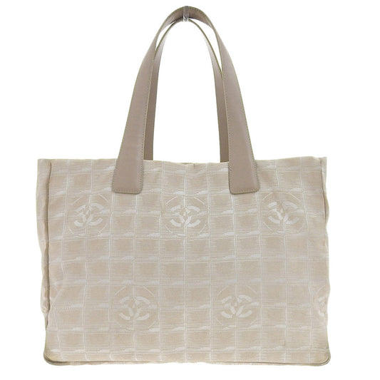Chanel Nylon Canvas Tote MM A15991 Beige