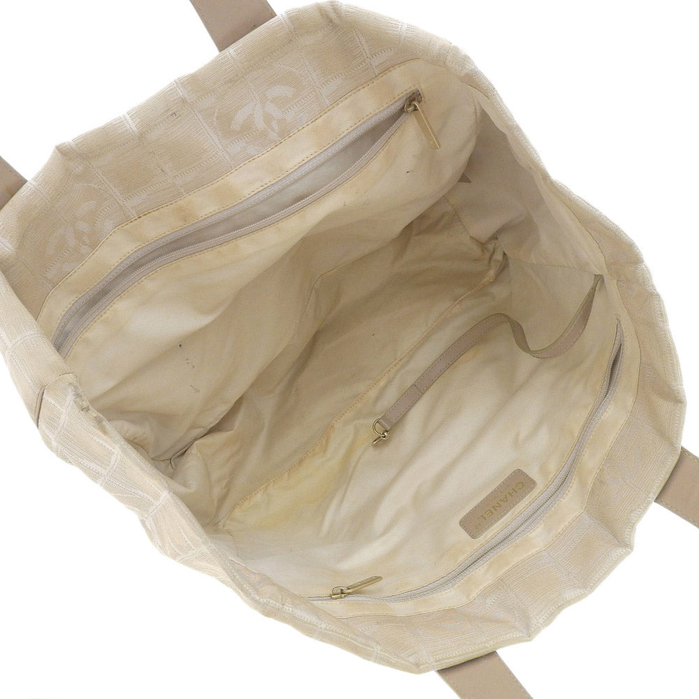 Chanel Nylon Canvas Tote MM A15991 Beige