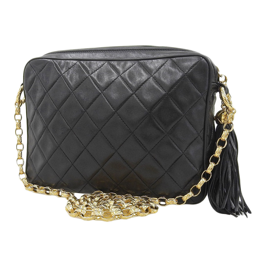 Chanel Lambskin Chain Shoulder Bag A01287