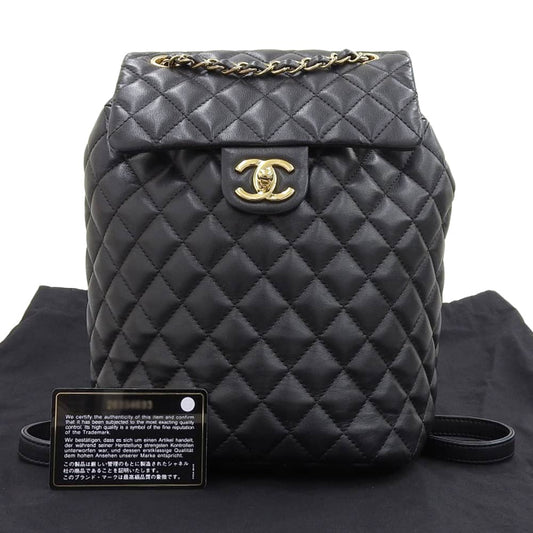 Chanel Leather Coco Mark Backpack A91121