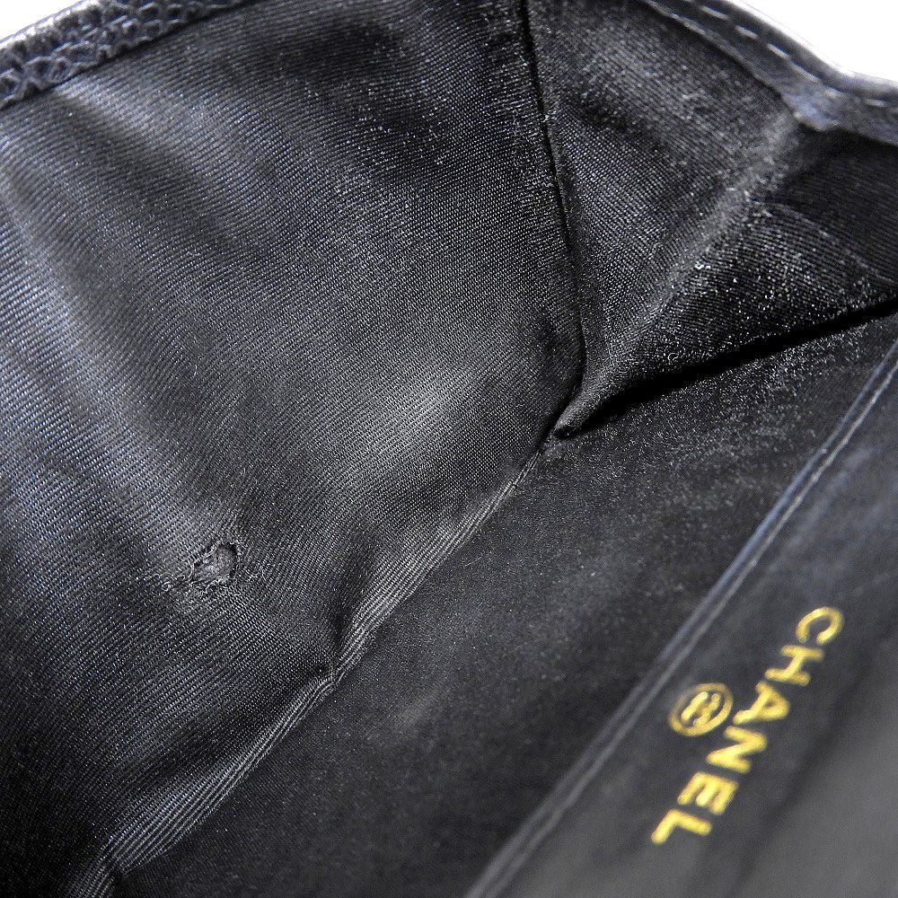 Chanel Caviar Skin Bifold Wallet Black
