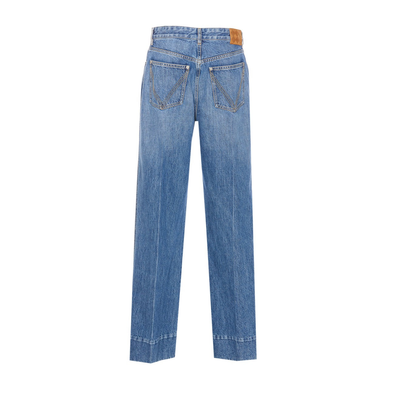 Bottega Veneta Women Vintage Indigo Turned Up Jeans