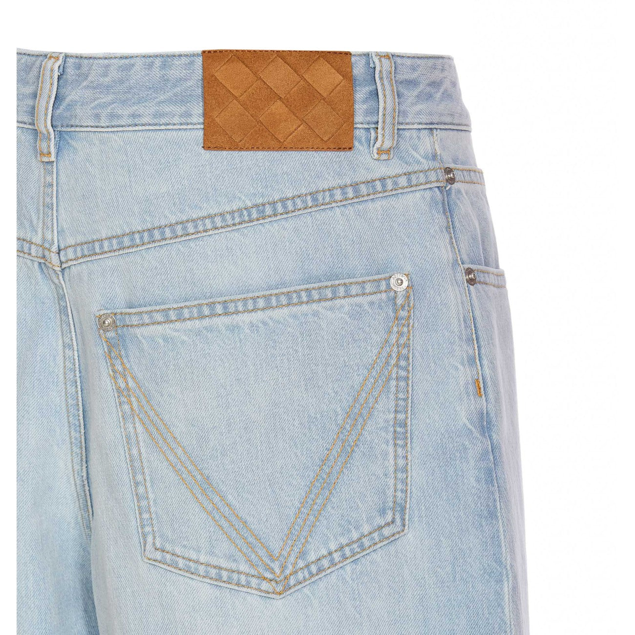 Bottega Veneta Women Vintage Indigo Turned Up Jeans