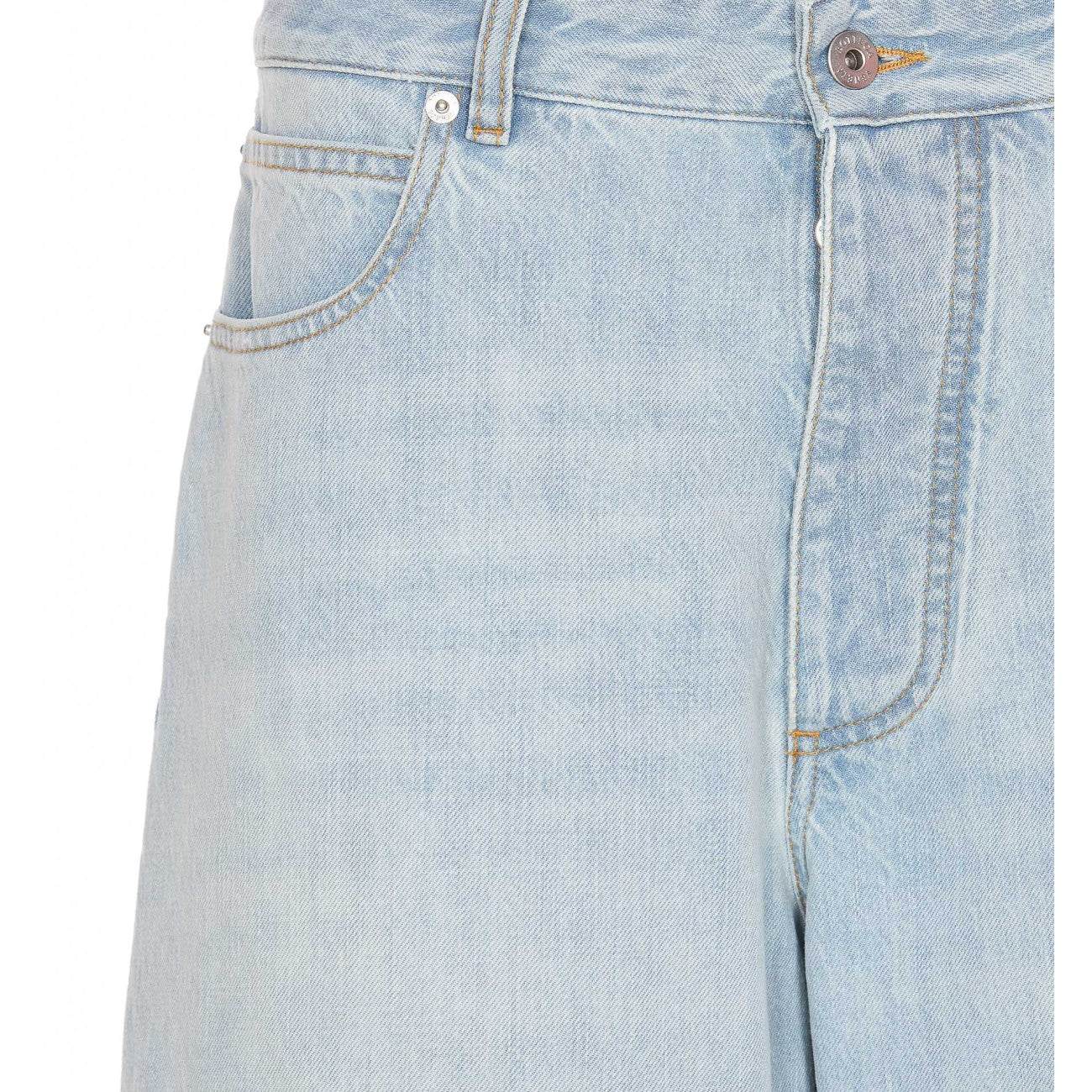 Bottega Veneta Women Vintage Indigo Turned Up Jeans