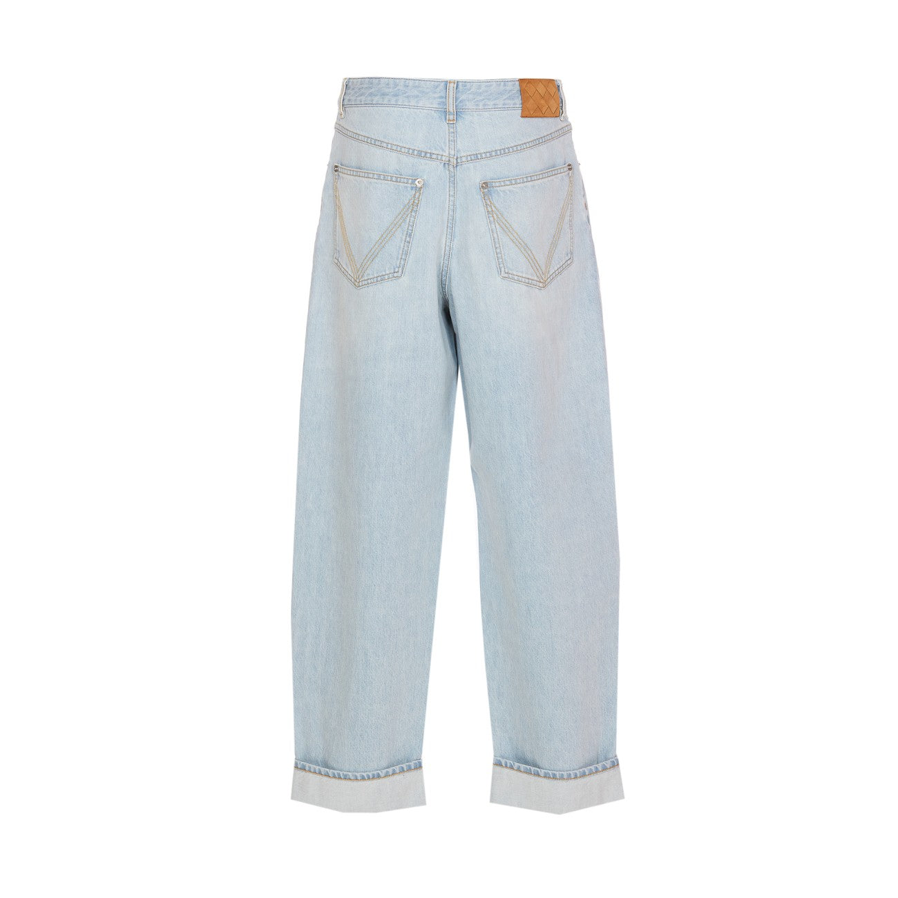 Bottega Veneta Women Vintage Indigo Turned Up Jeans