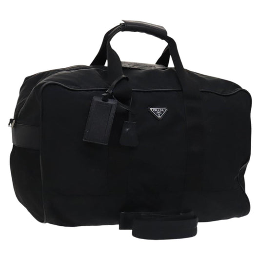 PRADA Boston Bag Nylon 2way Black  yk17044
