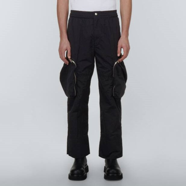 Bottega Veneta Nylon Cargo Pants Dark Navy