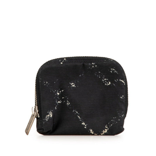 Chanel Nylon Coin Case Black