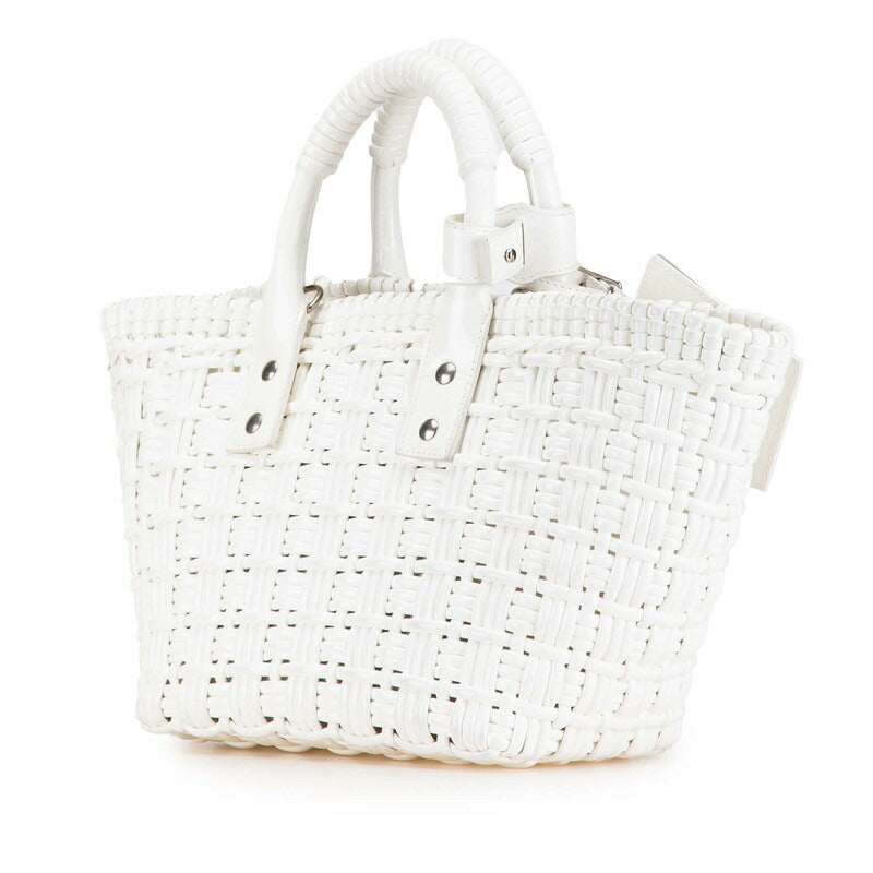 Balenciaga Bistro Basket XS Handbag White