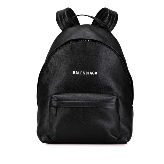 Balenciaga Leather Everyday Logo Backpack 552374